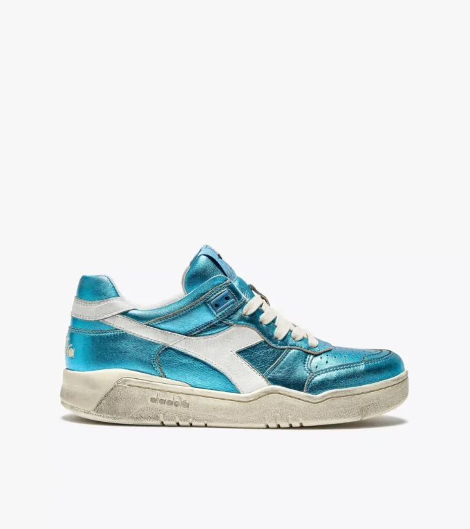 B.560 Metallic Wn Sneaker in pelle Heritage