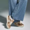 B.560 Metallic Wn Sneaker in pelle Heritage