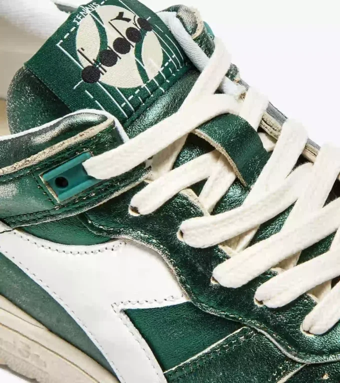 B.560 Metallic Wn Sneaker in pelle Heritage