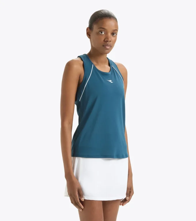 Canotta da tennis L. Tank Core con dorso a vogatore