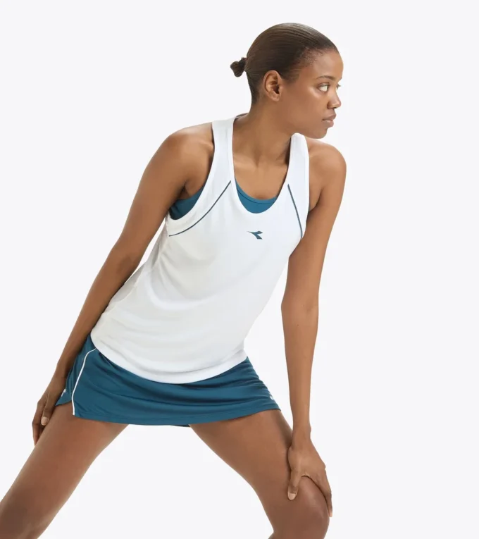 Canotta da tennis L. Tank Core con dorso a vogatore