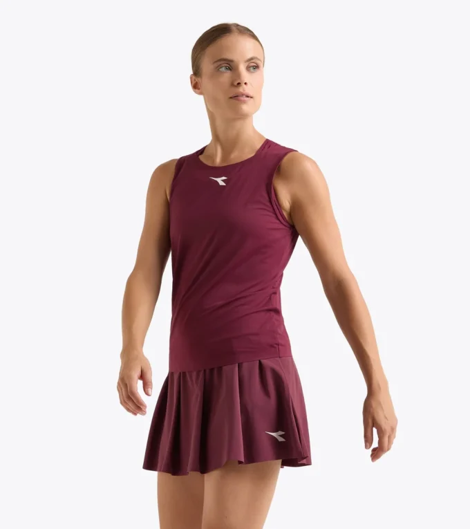 Canotta L. Tank Icon Canotta da tennis con scollo all’americana – Competizione