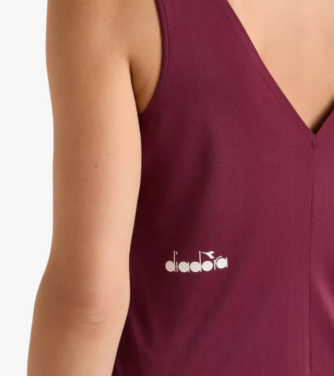 Canotta L. Tank Icon Canotta da tennis con scollo all’americana – Competizione