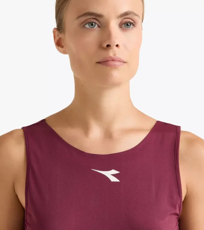 Canotta L. Tank Icon Canotta da tennis con scollo all’americana – Competizione