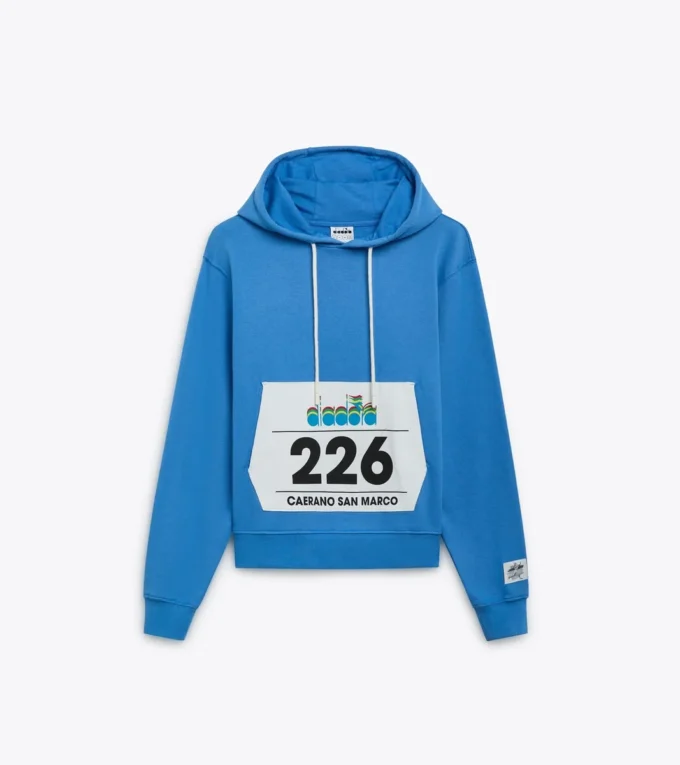 Felpa con cappuccio G.D. 1984 (226) Felpa con cappuccio in cotone French terry – Unisex