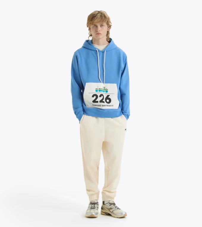 Felpa con cappuccio G.D. 1984 (226) Felpa con cappuccio in cotone French terry – Unisex