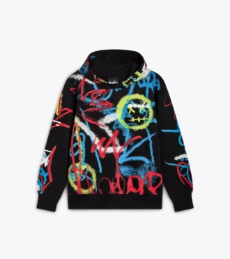 Felpa con cappuccio Jb. Hoodie Graffiti – Stampa ispirata ai graffiti – Ragazzo
