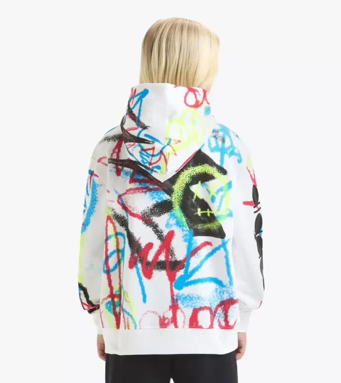 Felpa con cappuccio Jb. Hoodie Graffiti – Stampa ispirata ai graffiti – Ragazzo