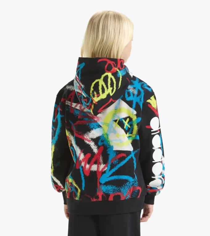 Felpa con cappuccio Jb. Hoodie Graffiti – Stampa ispirata ai graffiti – Ragazzo
