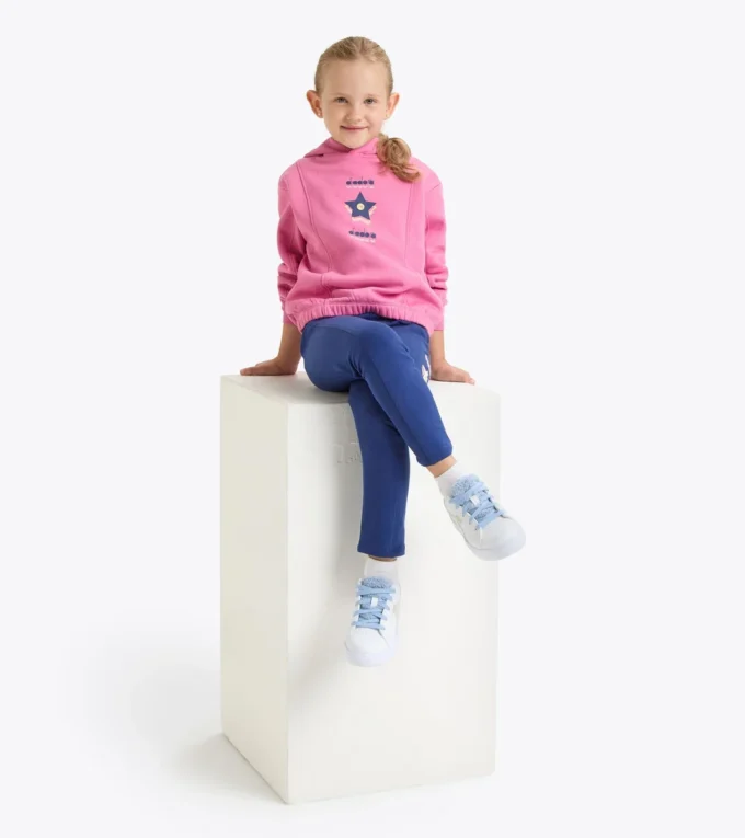 Felpa con cappuccio JG. Felpa con cappuccio Logo – Vestibilità comoda – Bambina