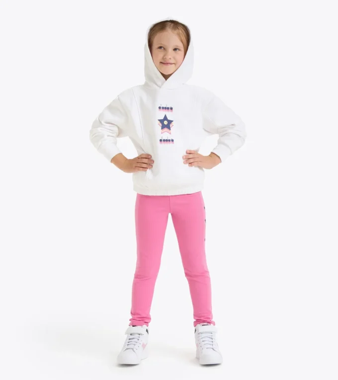 Felpa con cappuccio JG. Felpa con cappuccio Logo – Vestibilità comoda – Bambina
