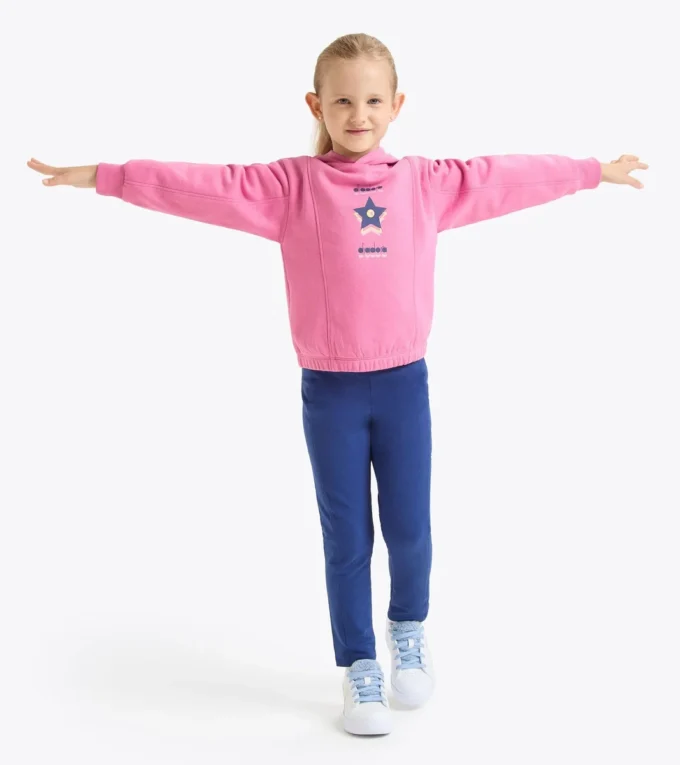 Felpa con cappuccio JG. Felpa con cappuccio Logo – Vestibilità comoda – Bambina