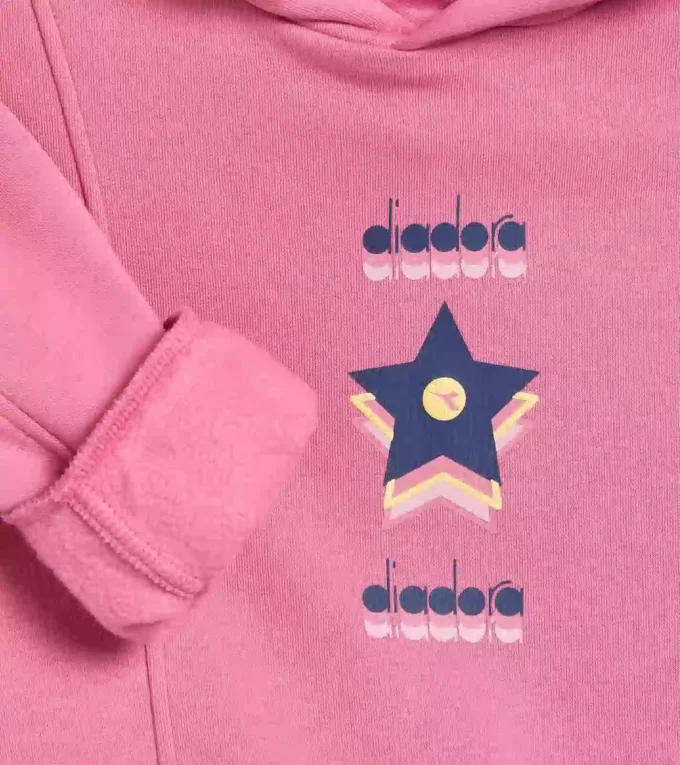 Felpa con cappuccio JG. Felpa con cappuccio Logo – Vestibilità comoda – Bambina