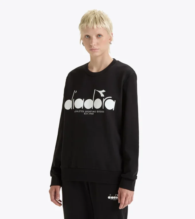Felpa Crew Logo Felpa girocollo in cotone