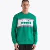Felpa Crew Logo Felpa girocollo in cotone
