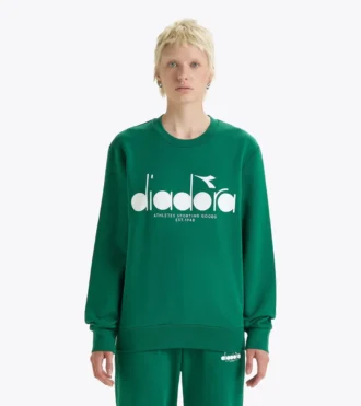 Felpa Crew Logo Felpa girocollo in cotone