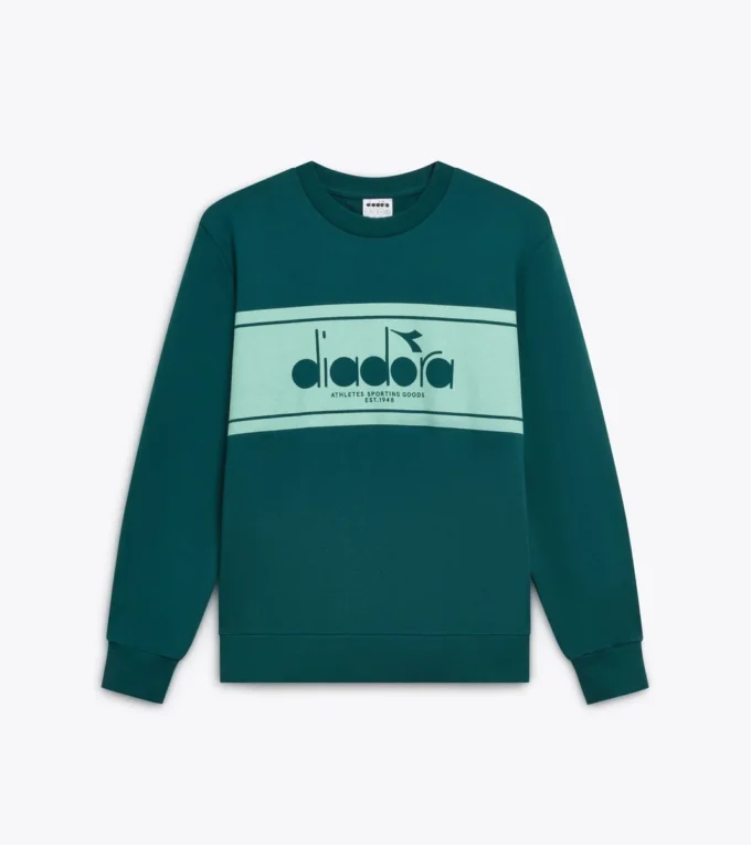 Felpa Crew Logo Felpa girocollo in cotone