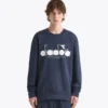 Felpa Crew Logo Felpa girocollo in cotone