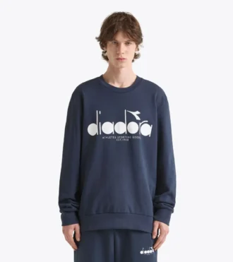Felpa Crew Logo Felpa girocollo in cotone