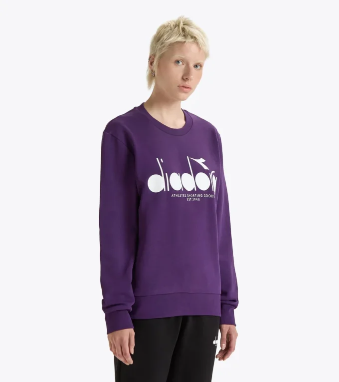 Felpa Crew Logo Felpa girocollo in cotone