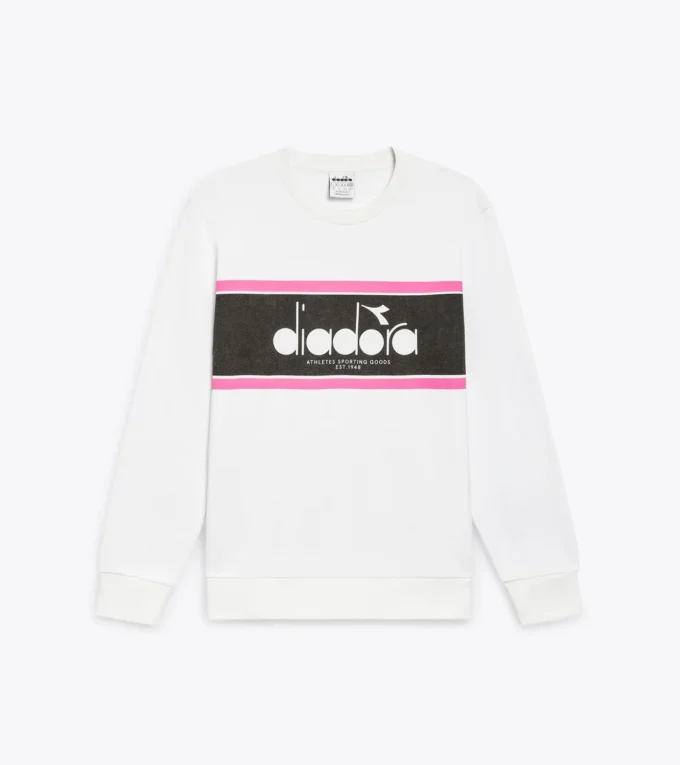 Felpa Crew Logo Felpa girocollo in cotone