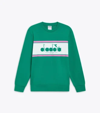 Felpa Crew Logo Felpa girocollo in cotone