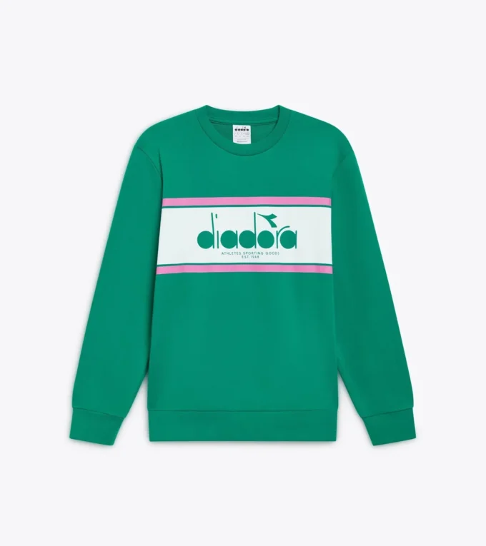 Felpa Crew Logo Felpa girocollo in cotone