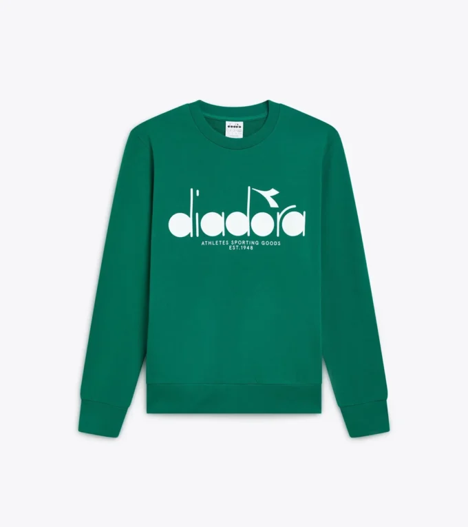 Felpa Crew Logo Felpa girocollo in cotone