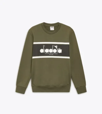 Felpa Crew Logo Felpa girocollo in cotone