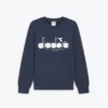 Felpa Crew Logo Felpa girocollo in cotone