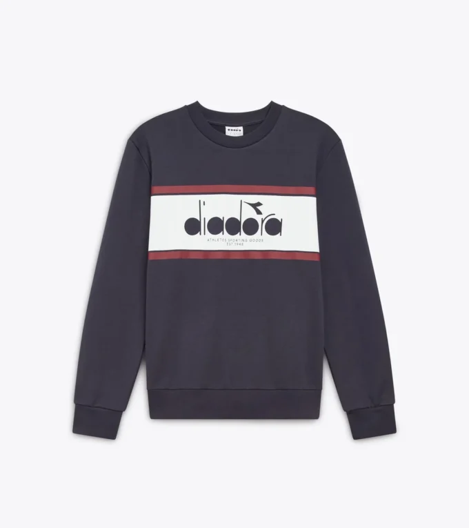 Felpa Crew Logo Felpa girocollo in cotone