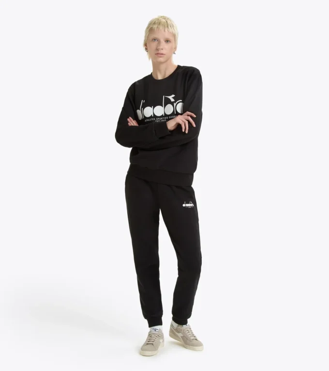 Felpa Crew Logo Felpa girocollo in cotone