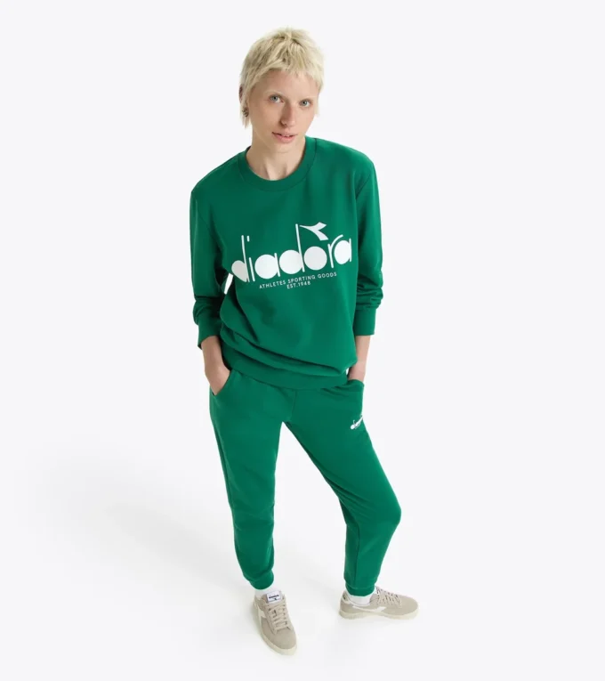 Felpa Crew Logo Felpa girocollo in cotone