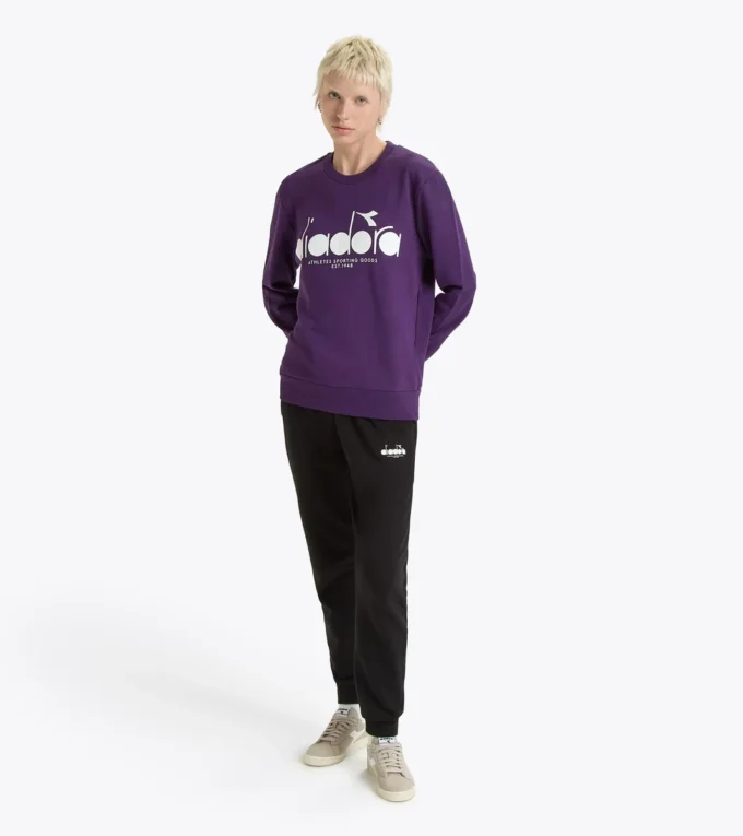 Felpa Crew Logo Felpa girocollo in cotone