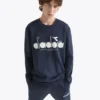 Felpa Crew Logo Felpa girocollo in cotone