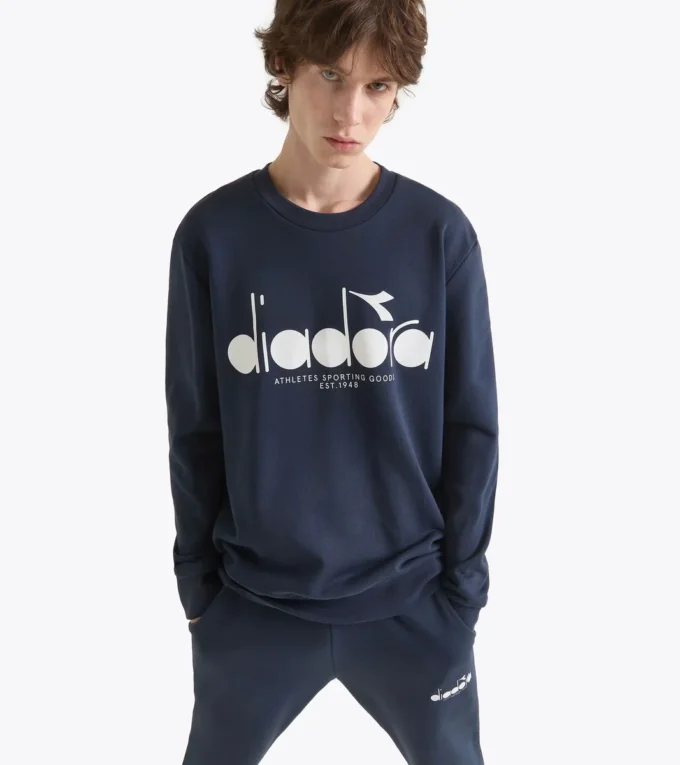 Felpa Crew Logo Felpa girocollo in cotone
