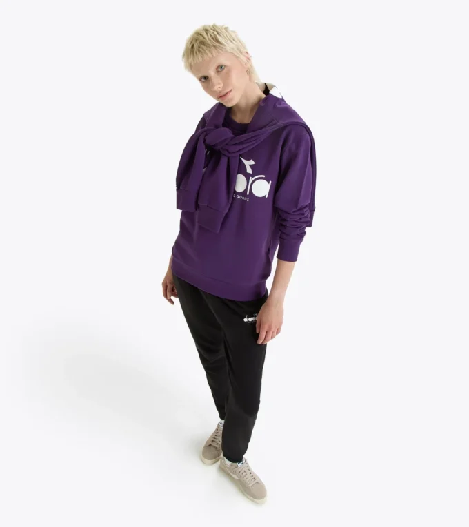 Felpa Crew Logo Felpa girocollo in cotone