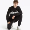 Felpa Crew Logo Felpa girocollo in cotone