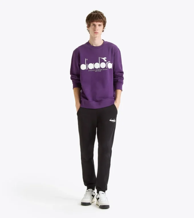 Felpa Crew Logo Felpa girocollo in cotone