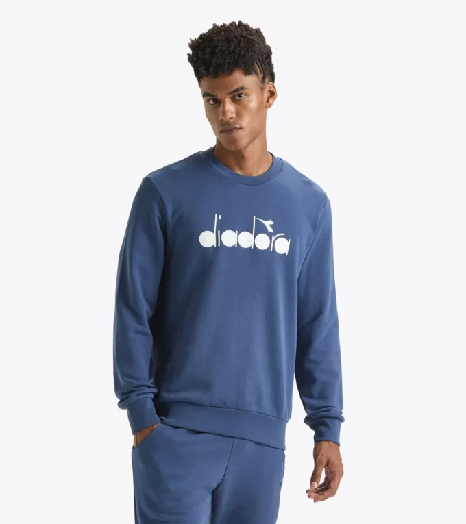 Felpa Crew Logo Felpa – Made in Italy – Unisex