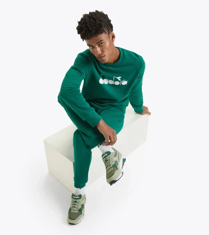 Felpa Crew Logo Felpa – Made in Italy – Unisex