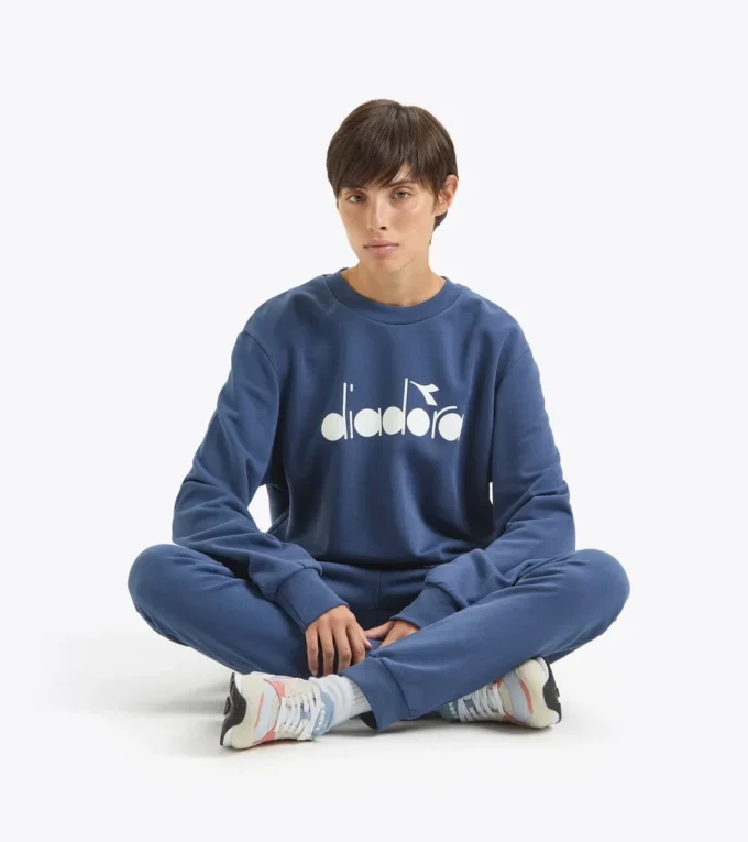 Felpa Crew Logo Felpa – Made in Italy – Unisex