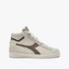 Game High Suede Waxed Sneaker da tennis retrò alta