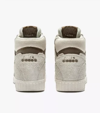 Game High Suede Waxed Sneaker da tennis retrò alta