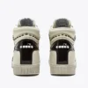 Game L High Waxed Studs Wn Sneaker da tennis retrò alta
