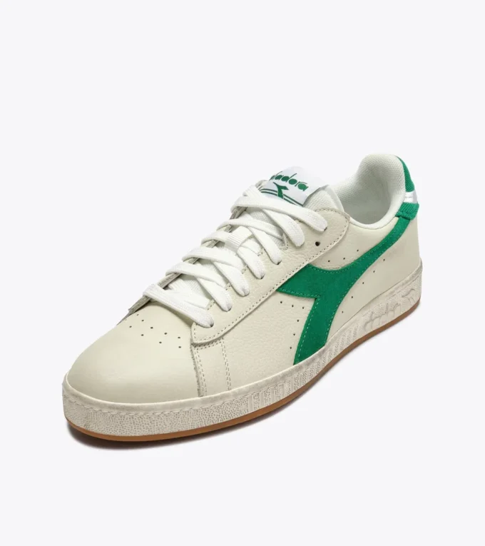 Game Low Jersey Waxed Sneaker da tennis retrò