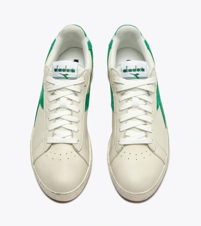Game Low Jersey Waxed Sneaker da tennis retrò