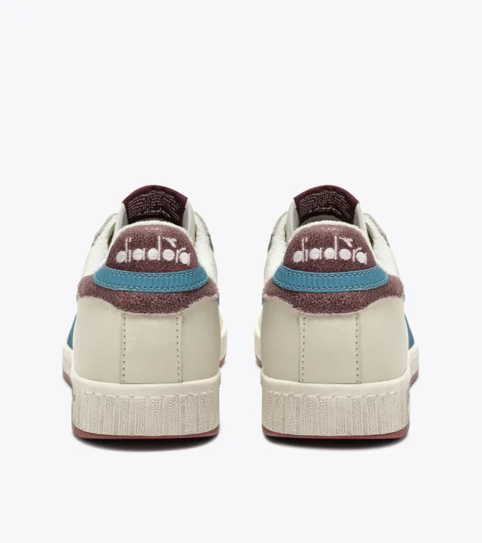 Game Low Stripes Waxed Sneaker da tennis retrò