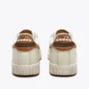 Game Low Stripes Waxed Sneaker da tennis retrò