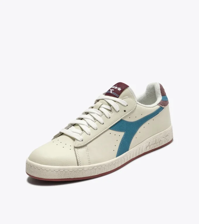 Game Low Stripes Waxed Sneaker da tennis retrò